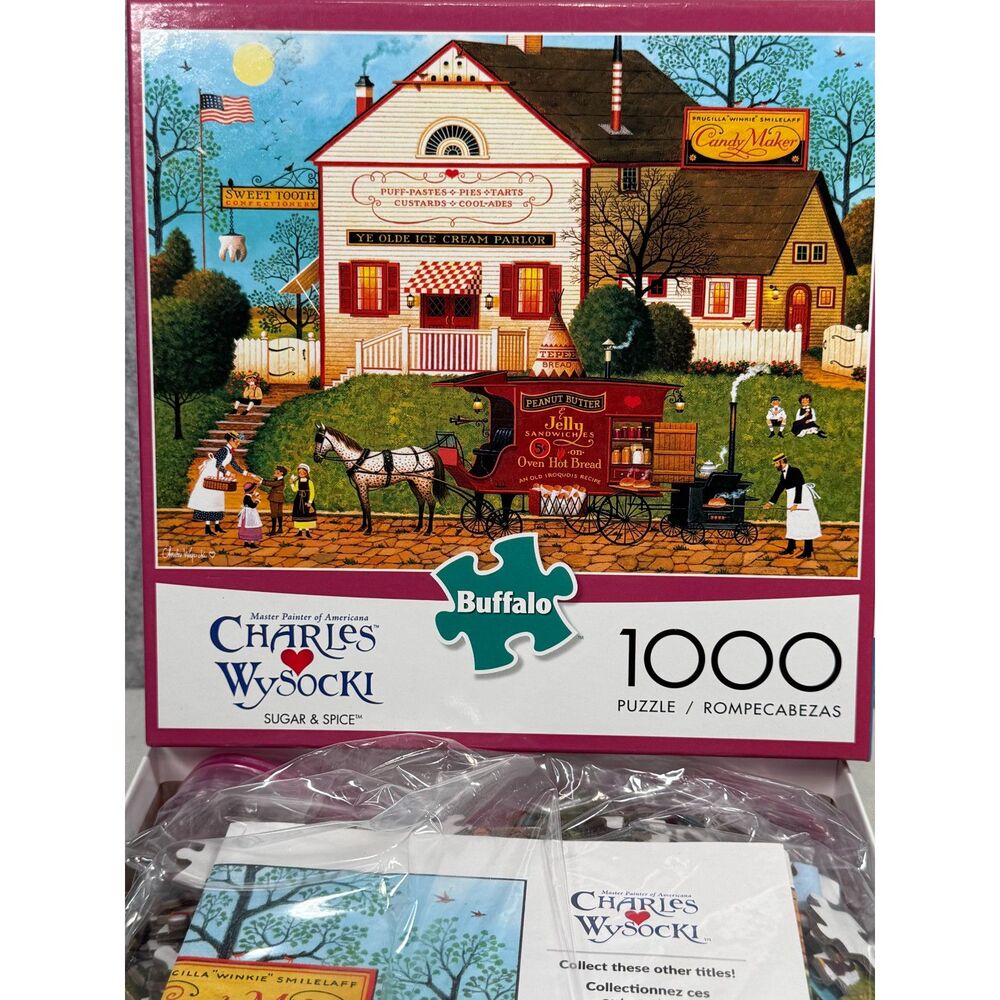 Buffalo Charles Wysocki "Sugar & Spice" 1000 Piece Jigsaw Puzzle 26.75x19.75